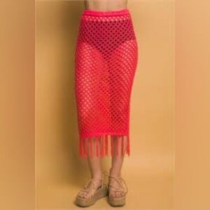 Love Tree Women Crochet Beach Cover Up Skirt